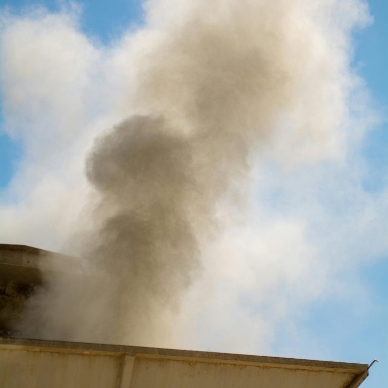 Nube de humo o vapor